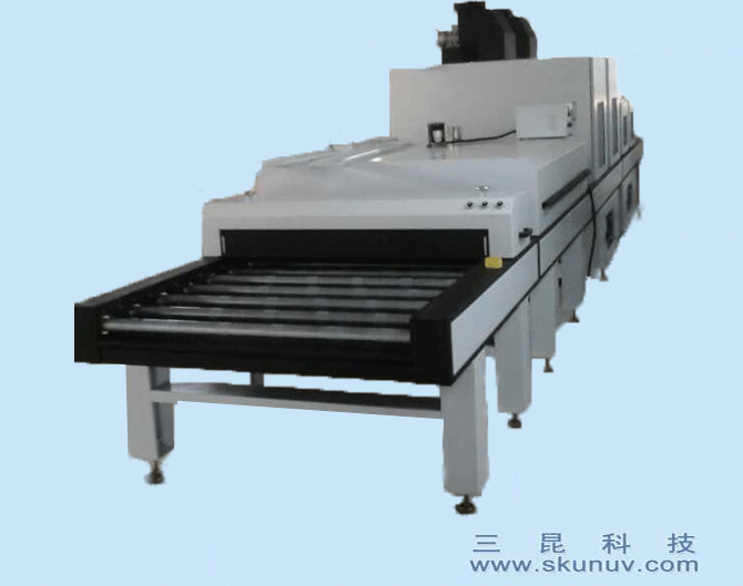 UV光油、UV油墨、皱纹、冰花、雪花效果的UV光固化机SK-206-1050Z